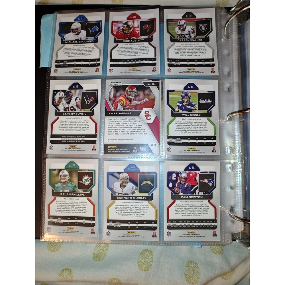 Football Trading Cards 2021 Panini Prizm NFL Draft Picks Lot of 9 RC Cam Newton - Picture 4 of 4